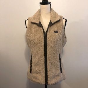 Patagonia Faux Fur Zip Vest